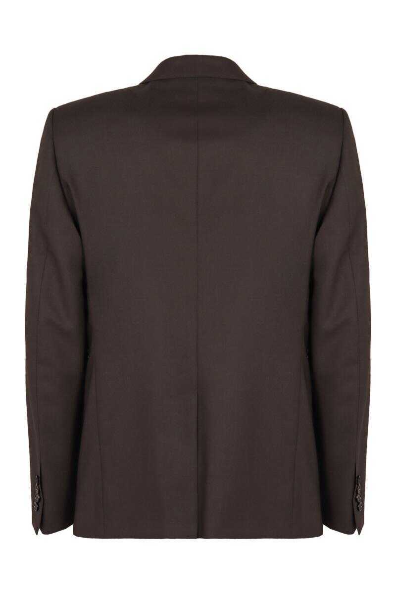 Costume Dolce & Gabbana Dolce & Gabbana Complete In Two Pieces Of Virgin Wool BROWN Barbati (BM 19264632) 3