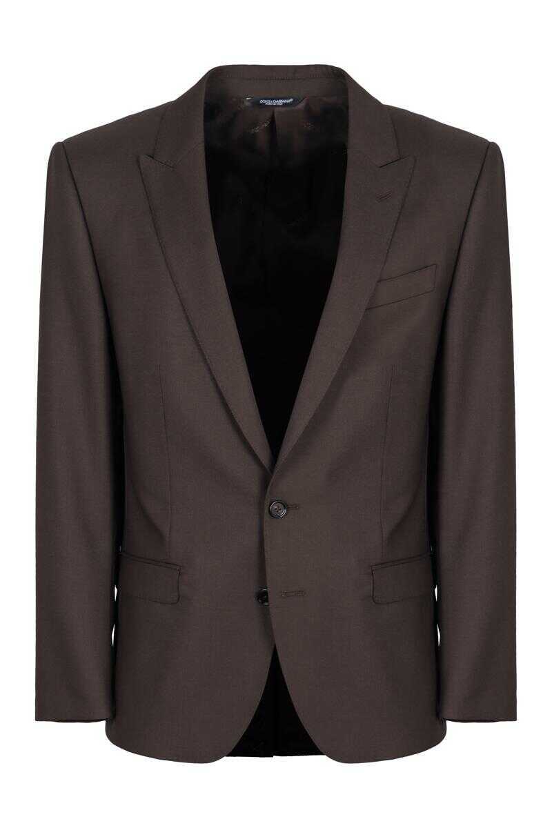 Costume Dolce & Gabbana Dolce & Gabbana Complete In Two Pieces Of Virgin Wool BROWN Barbati (BM 19264632) 1