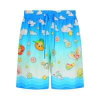 Pantaloni Casablanca Kawaii Silk Bermuda Shorts Barbati