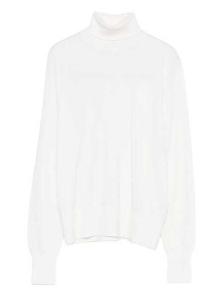 Pulovere forteforte ForteForte Wool Turtle-Neck Sweater WHITE Femei (BM 19264953) 1