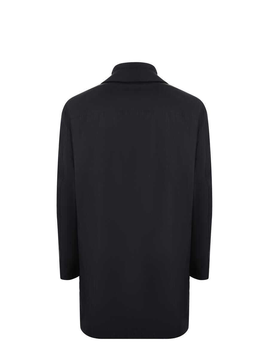 Paltoane Fay Fay  Double-Front Raincoat BLUE Barbati (BM 19265055) 4