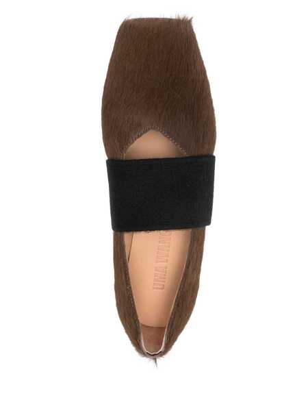 Sneakers UMA WANG Uma Wang Ballet Flats With Elastic Band WHITE Femei (BM 19265070) 4