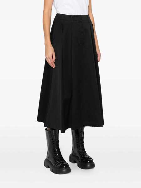 Fuste Moncler Moncler Pleated Design Mid-Length Skirt Black Femei (BM 19265598) 3