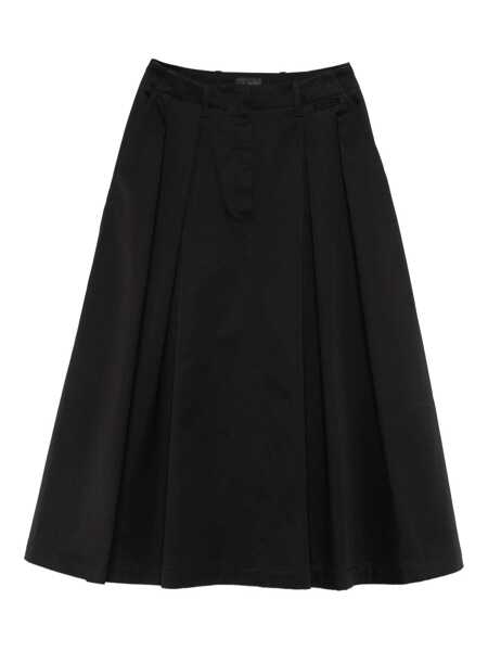 Fuste Moncler Moncler Pleated Design Mid-Length Skirt Black Femei (BM 19265598) 1