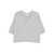 TABARONI CASHMERE Tabaroni Cashmere Grey Short-Sleeve V-Neck Top GREY