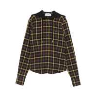 Camasi Coperni Cotton Check Shirt With Hood Femei