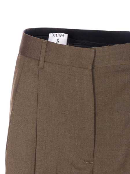 Pantaloni casual FILIPPA K Filippa K Trousers BROWN Femei (BM 19265682) 4
