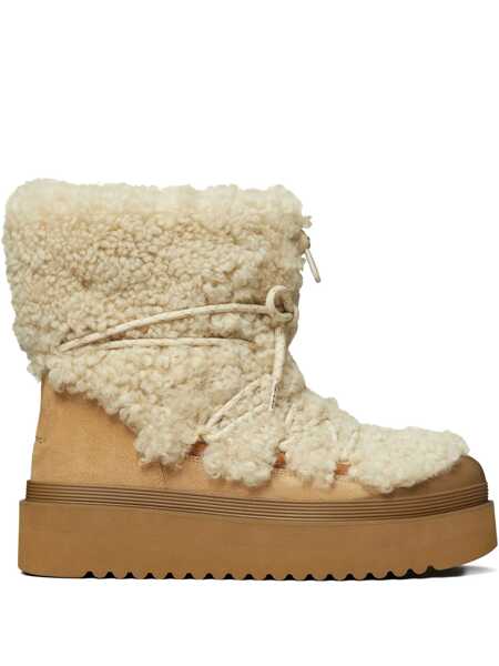 Bocanci Tory Burch Tory Burch Mellow Shearling Boots Beige Femei (BM 19265799) 1