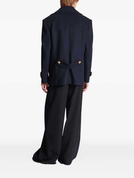 Paltoane Balmain Balmain Coats BLUE Barbati (BM 19265811) 4