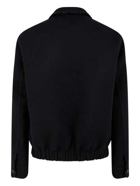 Geci Gucci Gucci Double Wool Jacket Black Barbati (BM 19265859) 2