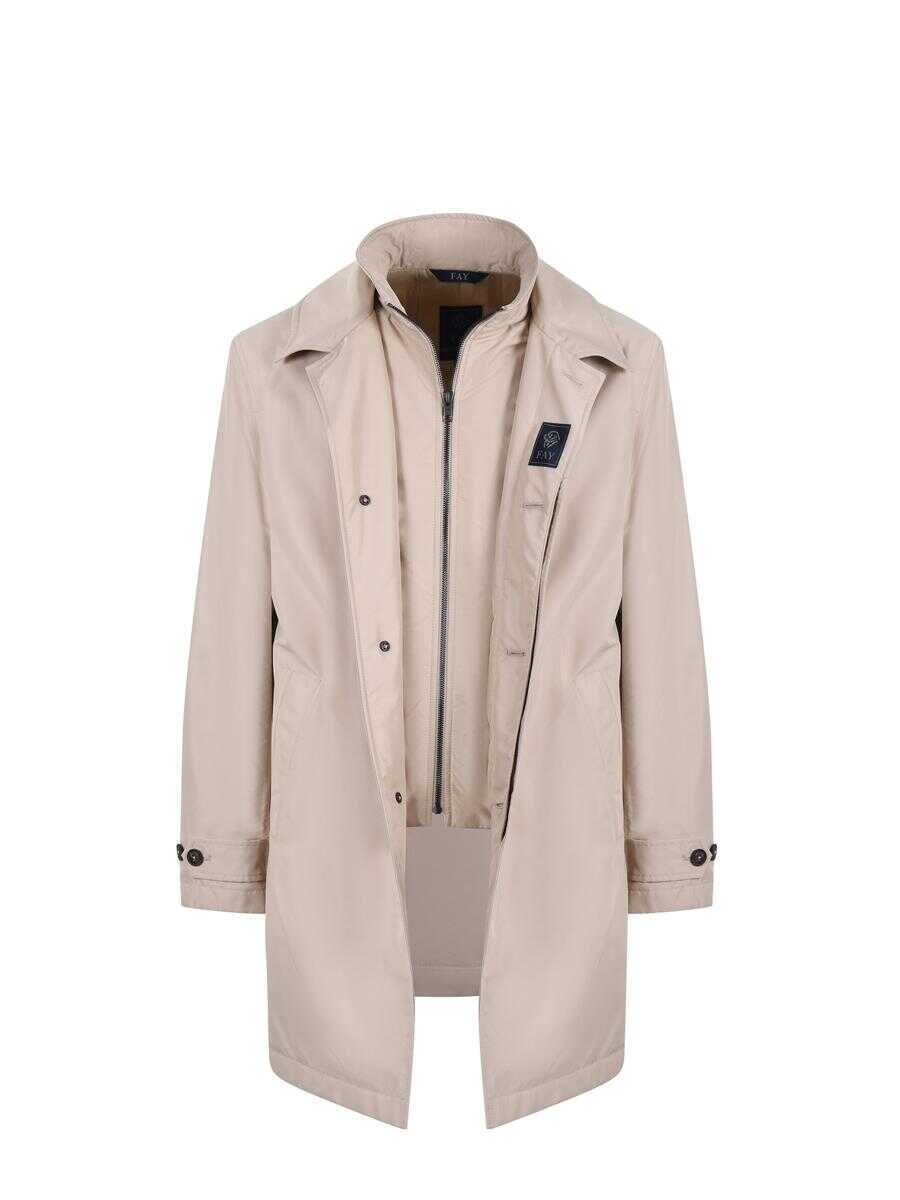 Paltoane Fay Fay  Coats Beige Barbati (BM 19265913) 2
