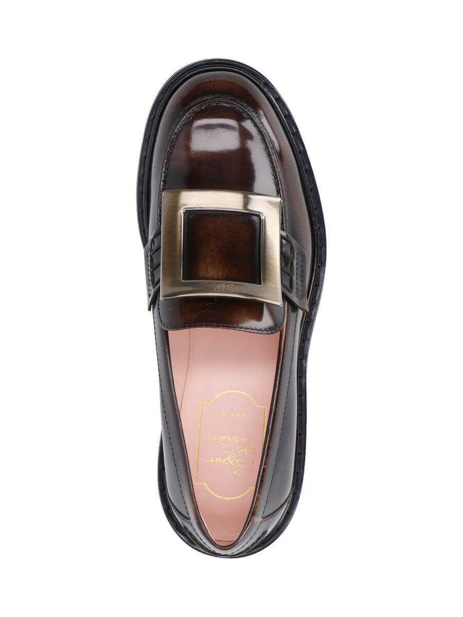 Mocasini Roger Vivier Roger Vivier Flat Shoes BROWN Femei (BM 19265928) 5