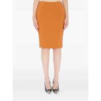 Fuste Pencil Skirt In Orange Femei