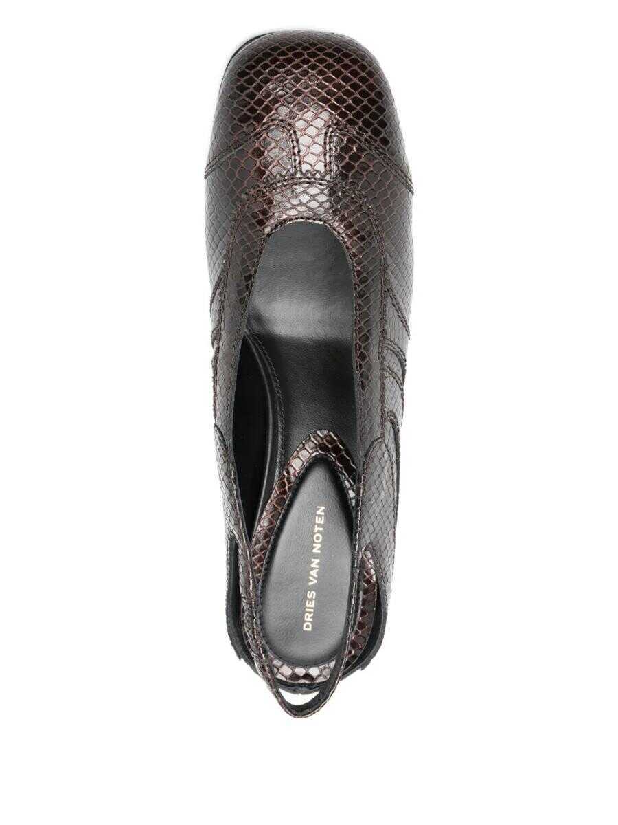 Sneakers Dries Van Noten Dries Van Noten Ws252-62 W.L.Shoe Qu.350 Dbrn BROWN Femei (BM 19266135) 4