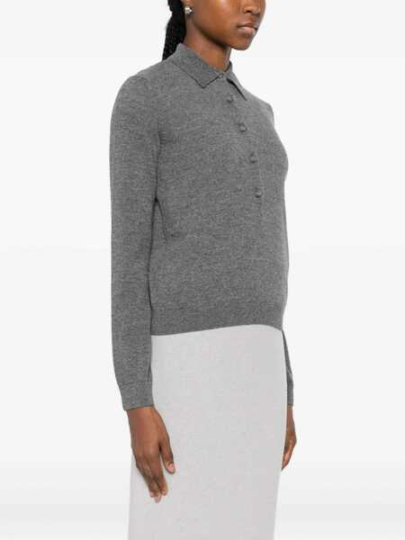 Tricouri Polo Alpha Studio Alpha Studio Grey Polo Shirt GREY Femei (BM 19266219) 3