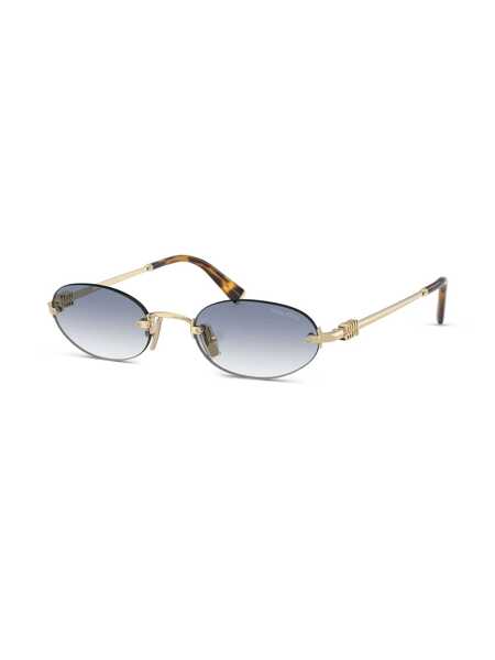 Ochelari de soare MIU MIU EYEWEAR Miu Miu Eyewear Sunglasses Gold Femei (BM 19266222) 2