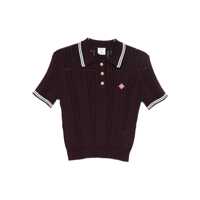 Tricouri Polo Casablanca Perforated Polo Shirt With Logo Femei