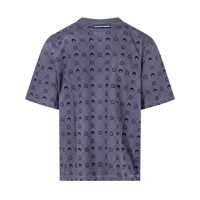 Tricouri MARINE SERRE pentru Barbati - Tricouri MARINE SERRE Marine Serre Marine Serre Blue T-Shirt With All Over Logo Motif Black Barbati (BM 19266369) - B-mall.ro