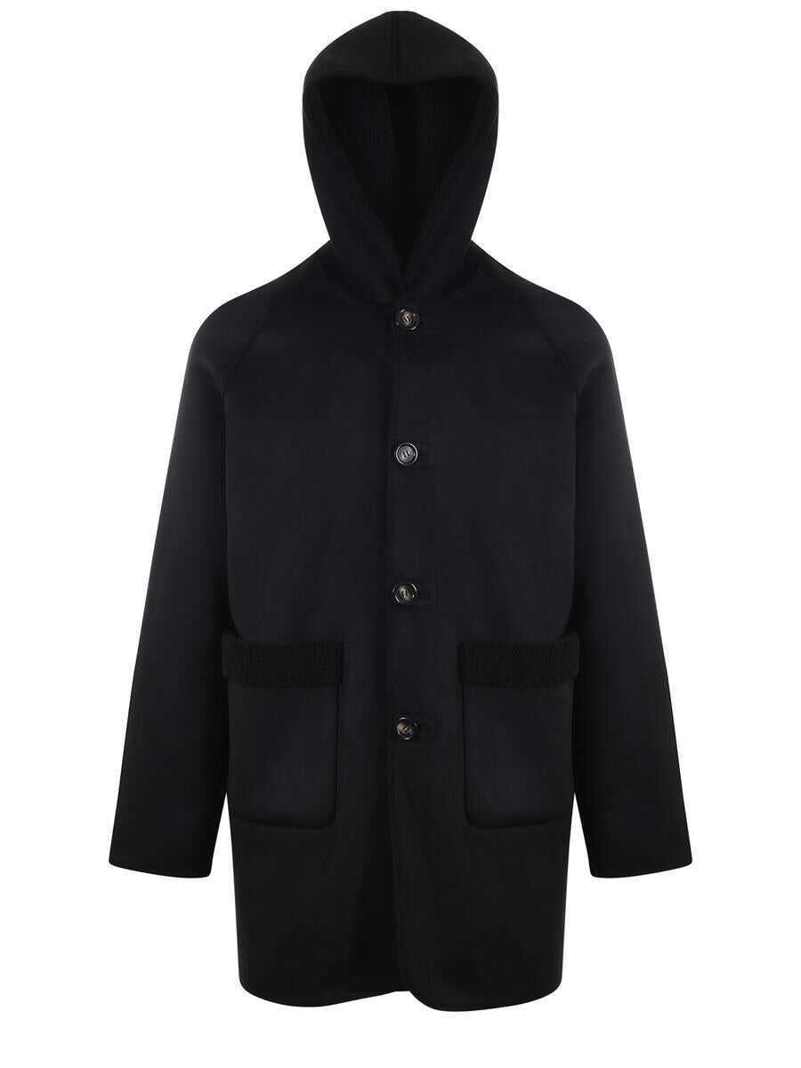Paltoane Daniele Alessandrini Daniele Alessandrini  Coats Black Barbati (BM 19266456) 2