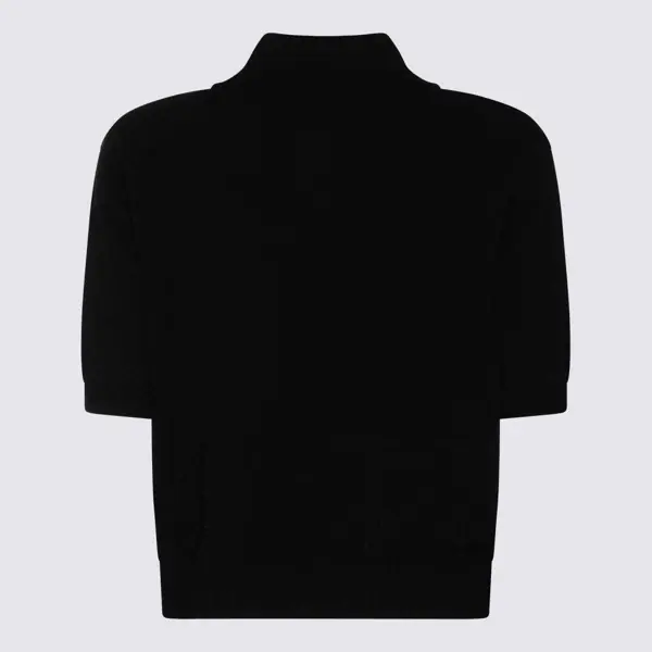 Topuri Givenchy Givenchy Black Wool Top Black Femei (BM 19266492) 2
