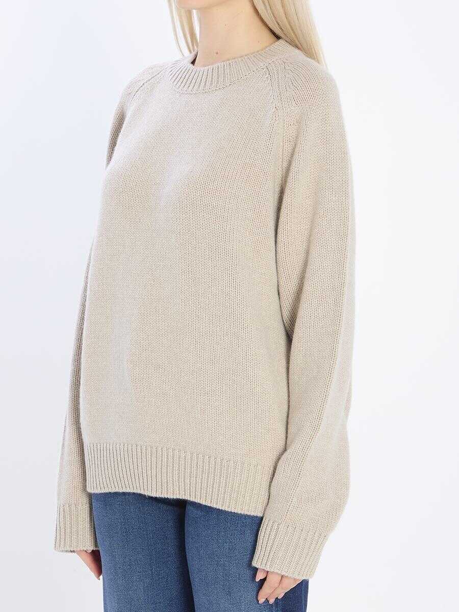 Pulovere Lisa Yang Anine Crew-Neck Sweater Beige Femei (BM 19266531) 2