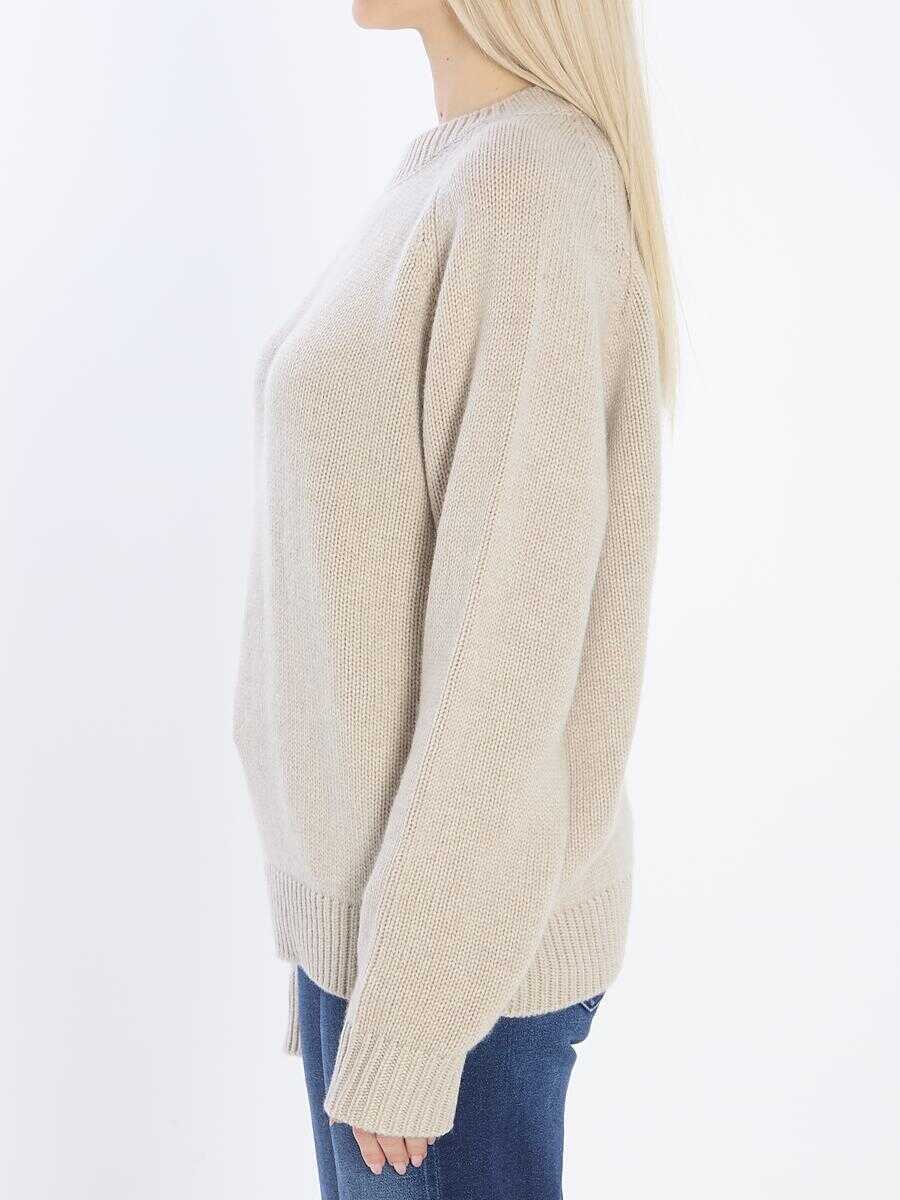 Pulovere Lisa Yang Anine Crew-Neck Sweater Beige Femei (BM 19266531) 3