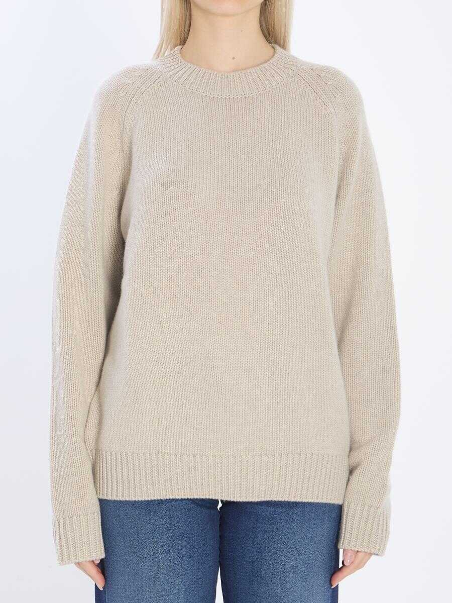 Pulovere Lisa Yang Anine Crew-Neck Sweater Beige Femei (BM 19266531) 1