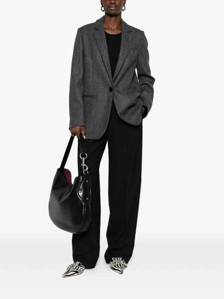 Geci forteforte ForteForte Wool Single-Breasted Jacket GREY Femei (BM 19266573) 2