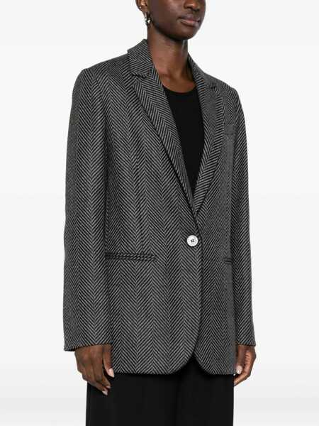 Geci forteforte ForteForte Wool Single-Breasted Jacket GREY Femei (BM 19266573) 3