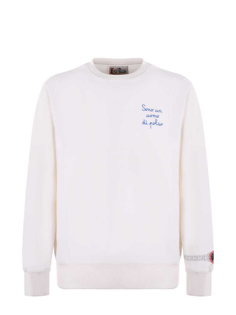 Pulovere Mc2 Saint Barth MC2 Saint Barth  Sweaters WHITE Barbati (BM 19266627) 1