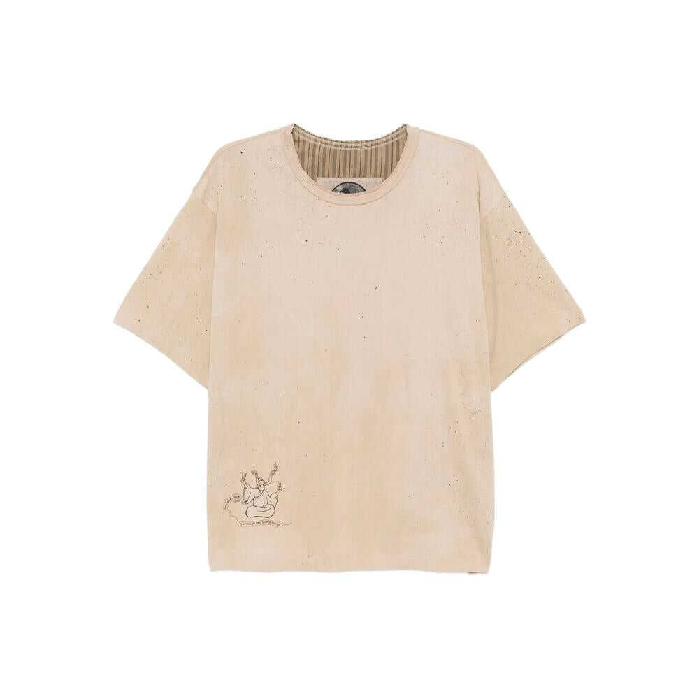 Topuri ZIGGY CHEN Ziggy Chen T-Shirts & Vests Beige Barbati (BM 19266759) 1