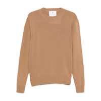 Pulovere Seven Gauge Seven Gauge Camel Crewneck Sweater