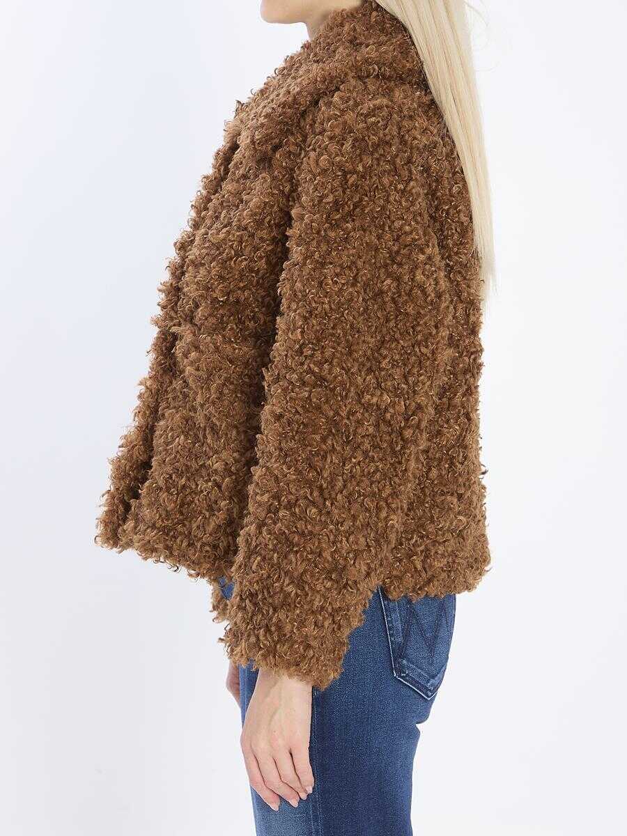 Geci JAKKE Traci Jacket BROWN Femei (BM 19266960) 3