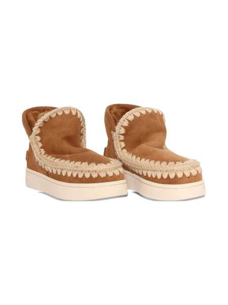 Sneakers Mou New eskimo sneaker suede - letter logo Brown Fete (BM 19267380) 2