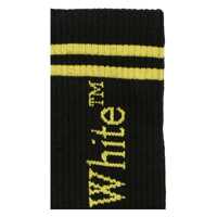 Sosete pentru Baieti - Sosete Off-White BOOKISH STRPES LONG SOCKS BLACK - YELLOW Black   Baieti (BM 19267386) - B-mall.ro