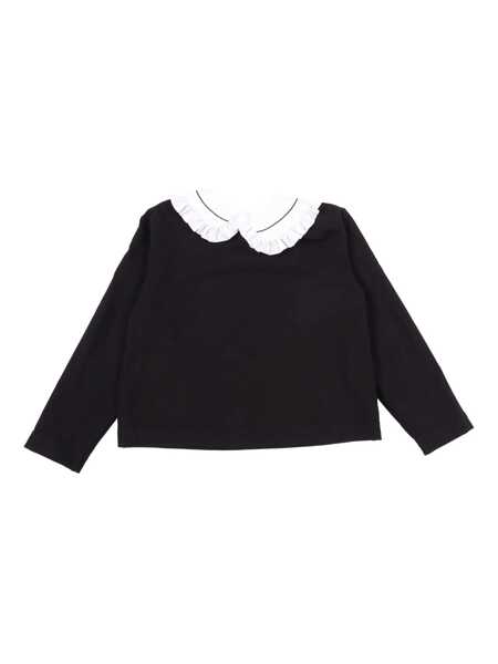 Bluze de trening Vivetta BLACK SWEATSHIRT WITH DETACHABLE COLLAR Black   Fete (BM 19267455) 2