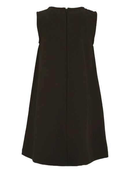 Rochii Vivetta BLACK SLEVELESS DRESS WITH BRAIDED EMBROIDERY Black   Fete (BM 19267461) 2