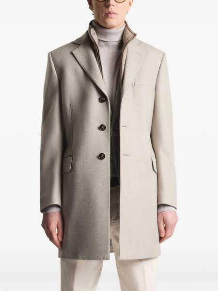 Paltoane Fay Fay  Coat Beige Barbati (BM 19267491) 4
