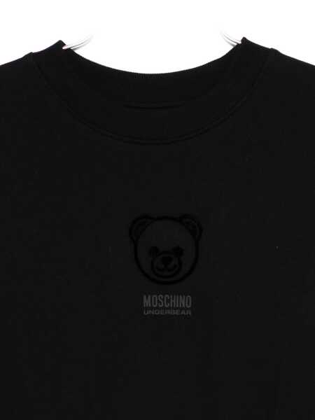 Pulovere Moschino Moschino Teddy Bear Sweatshirt With Logo Motif Black Femei (BM 19267593) 3
