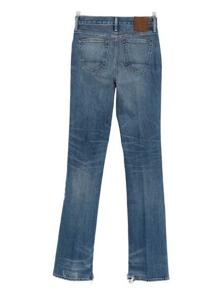Blugi Tom Ford Tom Ford Japanese Stonewashed Flare-Fit Jeans BLUE Femei (BM 19267614) 2