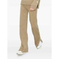 Pantaloni casual Tory Burch Wool Knitted Trousers Femei
