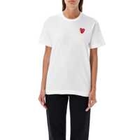 Tricouri Comme Des Garçons Play Double Patch T-Shirt Femei