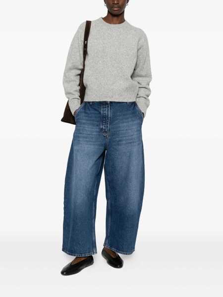 Pulovere DUNST Dunst Wool Crewneck Sweater LIGHT GREY Femei (BM 19267776) 2