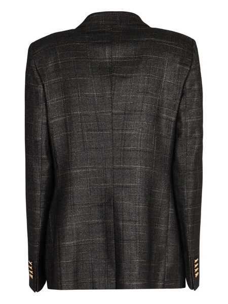 Sacouri Tagliatore Tagliatore Double-Breasted Jacket In Mixed Wool Black Femei (BM 19268067) 2