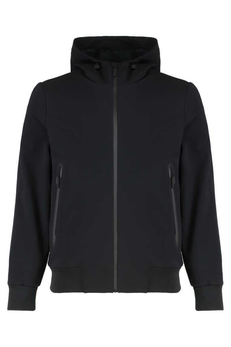 Geci Rrd RRD Technical Fabric Jacket With Hood Black Barbati (BM 19268310) 1