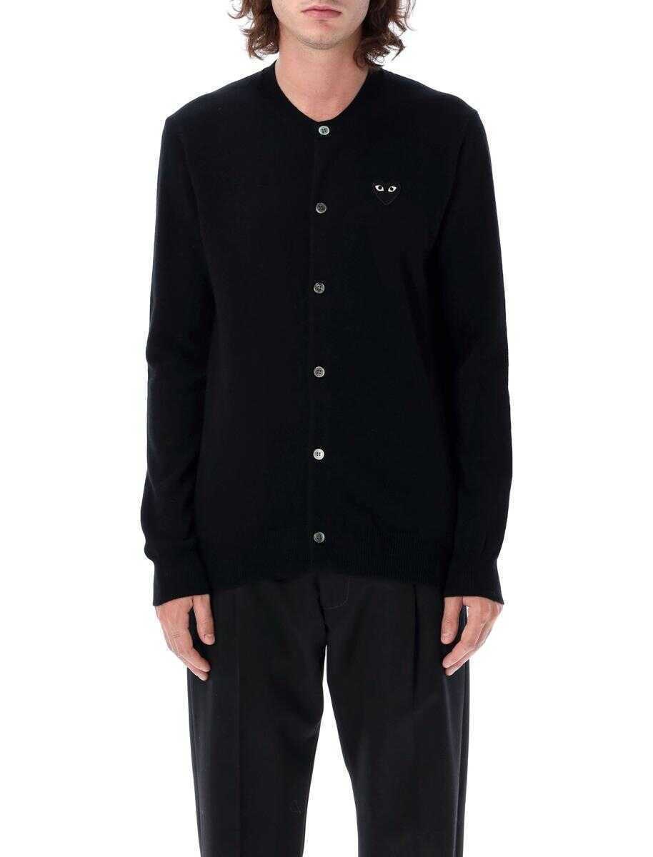 Cardigane Comme des Garons Comme Des Garons Play Cardigan Black Heart Patch Black Femei (BM 19268361) 4