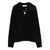 DUNST Dunst Wool Blend Polo Sweater Black