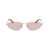 MIU MIU EYEWEAR Miu Miu Eyewear Sunglasses Gold