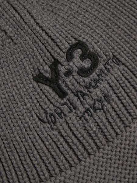 Sepci Y-3 Y-3 Adidas  Knitted Hat Accessories GREY Barbati (BM 19268562) 4