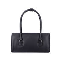 Genti de umar Self-Portrait Dama - Genti de umar Self-Portrait Self-Portrait Black Leather Shoulder Bag With Crystal Bows Black Femei (BM 19268664) - B-mall.ro